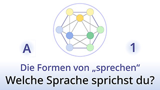 Grammatik des Lebens - A1 - Die Formen von „sprechen“: Welche Sprache sprichst du?