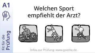 Fit für die Prüfung - A1 - Hören: Gespräch beim Sport