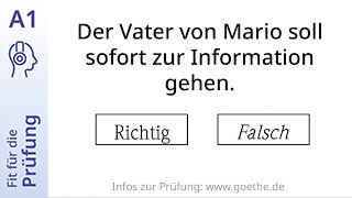 Fit für die Prüfung - A1 - Hören: Durchsage im Kaufhaus