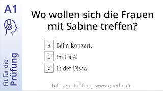 Fit für die Prüfung - A1 - Hören: Anrufbeantworter - Konzertbesuch