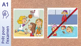Prêt pour l’examen - DELF A1 Prim - Portrait de Silvia et Orphanie
