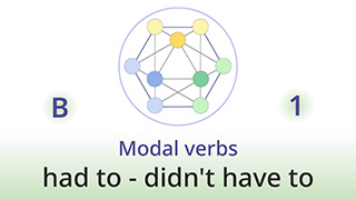 Grammar of Life - B1 - Modal verbs: had to - didn't have to