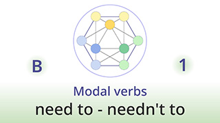 Grammar of Life - B1 - Modal verbs: need to - needn't to
