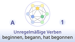 Grammatik des Lebens - A1 - Unregelmäßige Verben: beginnen, begann, hat begonnen