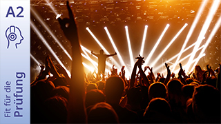 Fit für die Prüfung - A2 - Hören: Durchsage im Konzert