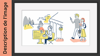 Prêt pour l’examen - B1 - Comment décrire une image - Décrire ce que font les personnes dans une image