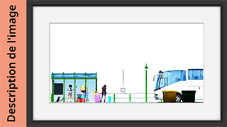 Prêt pour l’examen - B1 - Comment décrire une image - Décrire les véhicules avec position