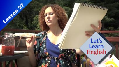 Let's Learn English 1-27 - A1 - I Can't Come In