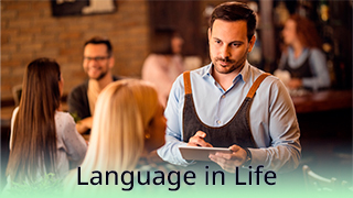 Language in Life - B1 - Ordering and Discussing Food at a Restaurant