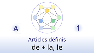Grammaire de la vie - A1 - « de » + les articles définis « la » et « le »