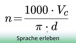 Sprache erleben - B2 - Drehzahl berechnen