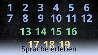 Le français au naturel - Les nombres de un à dix-neuf