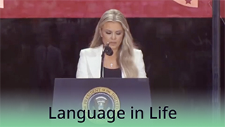 Language in Life - B2 - Erika Kirk's Speech at Her Husband's Memorial